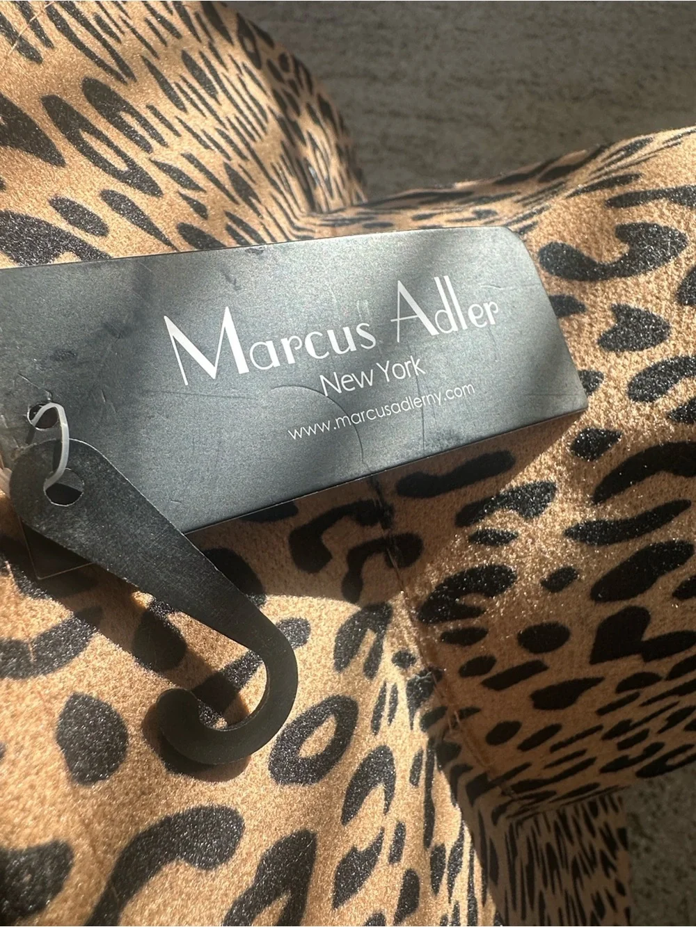 Marcus Adler Leopard Print Fedora Hat (New) O/S